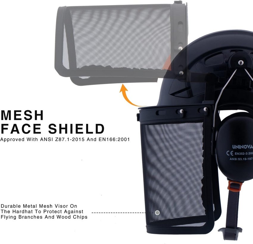 forestry helmet with face shield  chainsaw helmet 