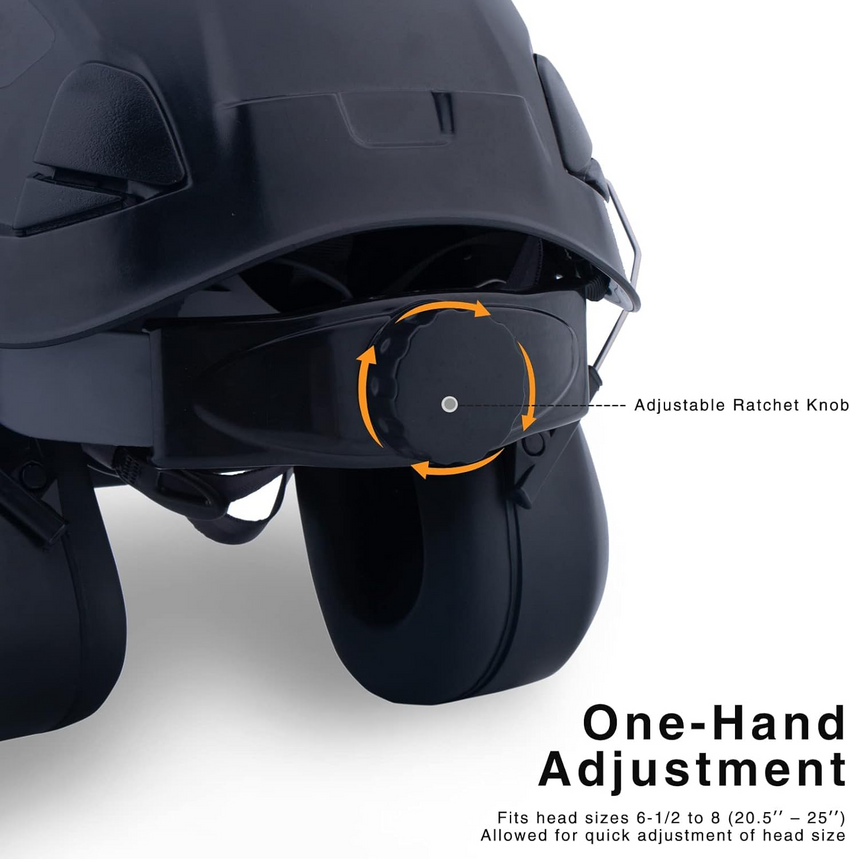 chainsaw helmet with ear protection  adjustable hard hat 