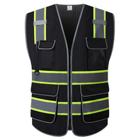 High Visibility Safety Vest ANSI Class 2 Reflective Mesh Work Vest