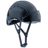 UNINOVA Hard Hats Construction OSHA ANSI Z89.1 Approved Safety Helmet Vented Hard Hat with Visor Adjustable 6 Pt Suspension Safety Hardhats Construction Work