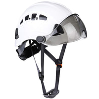 UNINOVA Type I Class C Vented Climbing-Style Safety Helmet with Clear Visor