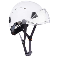 UNINOVA Hard Hats Construction OSHA ANSI Z89.1 Approved Safety Helmet Vented Hard Hat with Visor Adjustable 6 Pt Suspension Safety Hardhats Construction Work
