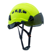UNINOVA Type I Class C Vented Climbing-Style Safety Helmet with Clear Visor