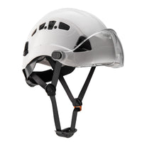 UNINOVA Type I Class C Vented Climbing-Style Safety Helmet with Clear Visor