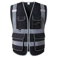 High Visibility Safety Vest ANSI Class 2 Mesh Reflective Work Vest