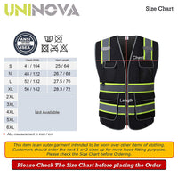 High Visibility Safety Vest ANSI Class 2 Reflective Mesh Work Vest